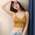 NEW Solid Color Women Sports Bra Sexy Brathable Sports Top Yoga Bra Push Up Top Female Gym Fitness Sports Underwear Female Seamless bra
