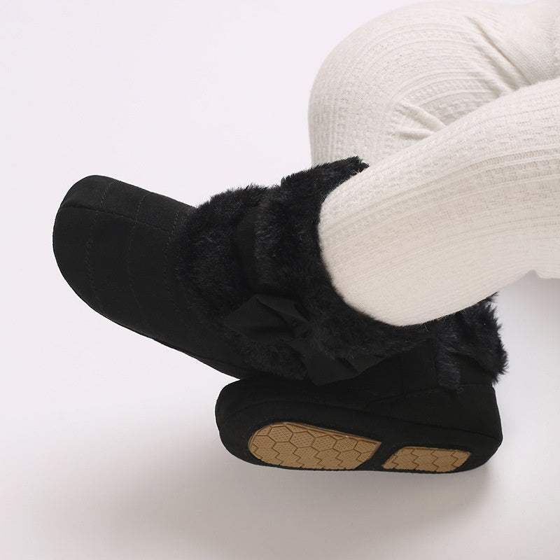 Baby Boots Winter First Walkers Tassel Baby Girls Shoes Snow Super Warm Pre walkers Soft Sole Boots for Girls Babies