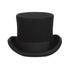Classic Gentleman Cap Black Hats For Adults Magician Party Hat Stage Performance Hat Retro Fashion Party Hat Formal Tuxedo Unisex Hat With Red Band Fancy Dress Accessory