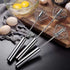 Unique Design Semi-automatic Egg Beater 304 Stainless Steel Egg Whisk Manual Hand Mixer Self Turning Egg Stirrer Kitchen Accessories Egg Tools