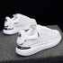 New Fashion White High Quality Women's White Thick Soled Sports Casual Couple Shoes Summer Lace-Up Trainers Gym Tennis Running Breathable High Quality Sneakers