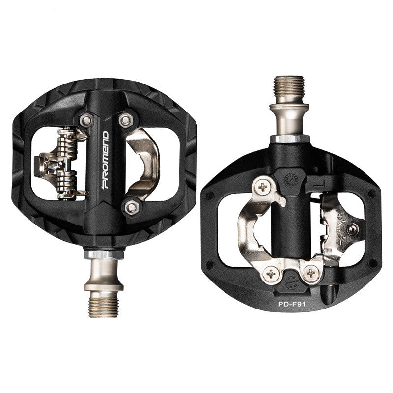 Black nylon DU + bearing Mountain Clipless Bike Bicycle Cycling Pedals Cleats Pedal Bicycle Bike Pedals Road Bicycle Pedals Cleats Set Clipless Pedals Compatible With Mountain BIkes