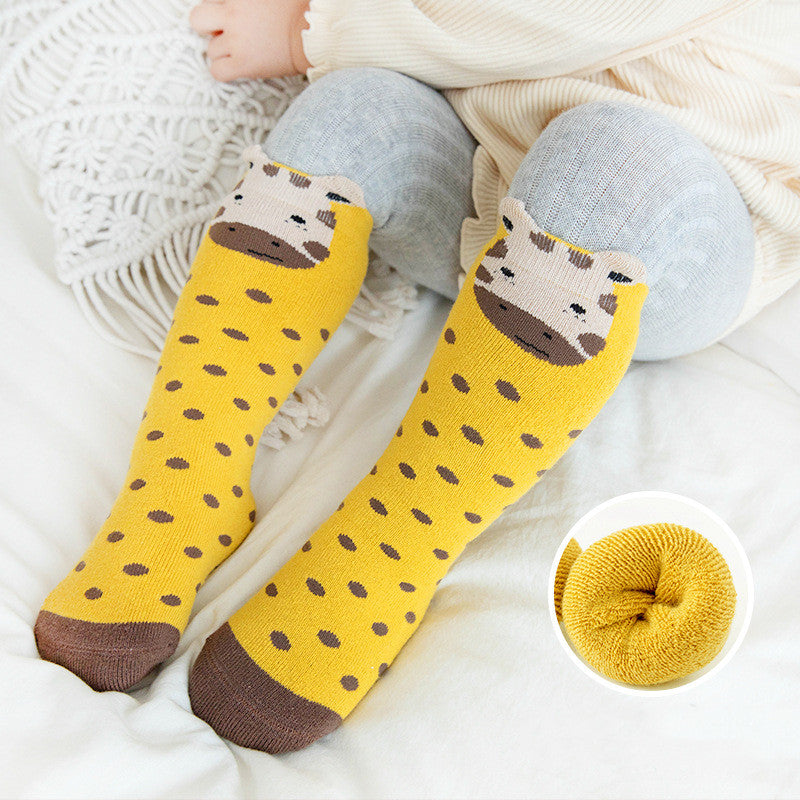 Unisex 3 Pairs Cotton Christmas Baby Socks For Children Boys And Girls Warm Soft Baby Sock