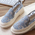 Fashion Lace Women Slippers Summer Beach Flower Sandals Flats Woman Shoes Casual Slide Sandals For Women Flip Flops Sandals Summer Lace-Up Closed Toe Comfortable Slip On Lace Sandals
