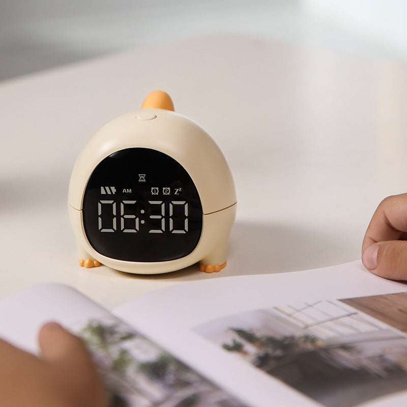 Alarm Clock Kids Child Children Sleep Bedside Alarm Clock Digital Wake Up Children's Alarm Clocks for Girls Boys Bedroom Temperature Snooze Timer Clock for Bedroom/Table/Desk