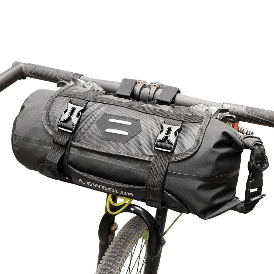 Bike Front Tube Bag Waterproof Bicycle Handlebar Basket Pack Cycling Front Frame Bicycle Accessories Waterproof Handlebar Bags Bike packing Bags Front Packs For Road Bicycles Bike Packing Accessories