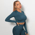 NEW Long Sleeves Push Up Sports Tops Fitness For Women And Girls Sport Female Sport Gym Top Padded Gym Brassiere Sports
