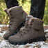 Winter Unisex Waterproof Warm Boots Fur Snow Soft Comfortable Boots Outdoor Winter Work Casual Mens Ankle Boots Winter Snow Boots Warm Fur Non Slip Ankle Hiking Climping Booties