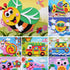 3D Sticker Cartoon Craft Kit For Children Cartoon 3D EVA Foam Sticker Puzzle Series Kids Multi-patterns Styles Toys for Children Birthday Gift