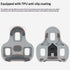 Road Pedal Cycling Shoes Cleats Self Locking Pedal Anti-Slip Cleat Compatible Look Road Bike Cycling Accessories Road Bike Cleats For Speed Cleats Indoor Outdoor Spin Cycling Pedals Cleat And Bicycle Clips Set