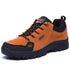 Black Leather Hiking Shoes Wear Resistant Outdoor Sport Mens Shoes Lace-Up Mens Climbing Hunting Low Cut Boots Leather Walking Shoes For Outdoor Training