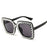 2024 Modern Shining Diamond Sunglasses Retro Vintage Women Retro Design Flash Square Shades Female Mirror Sunglasses for Summer