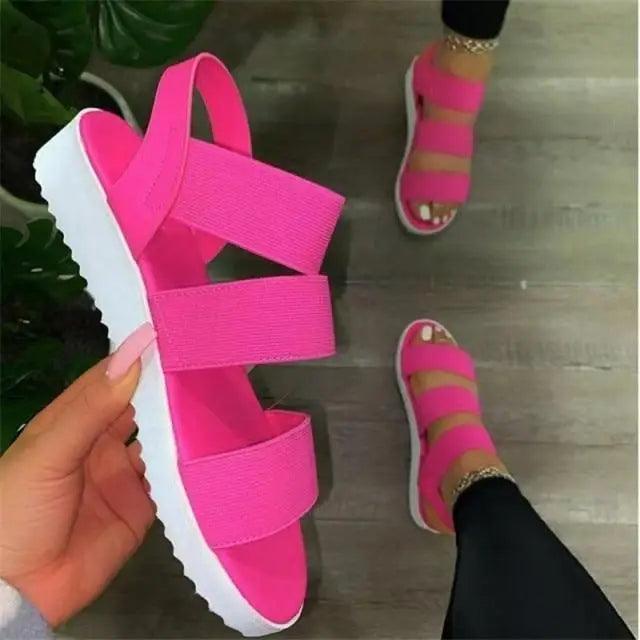 2021 Fashion Women Sandals New Elegant Comfortable Design Womens Flat Open Toe Sandals - ALLURELATION - 502, Beach Sandals, Casual Womens Shoes, Comfort Sandals, Elegant Sandals, Luxury Sandals, Modern, Modern Sandals, New Style, Rubber Strap Sandals, Sandals, Shoes, Stylish Sandals, Summer Sandals, Womens Sandals, Womens Shoes - Stevvex.com
