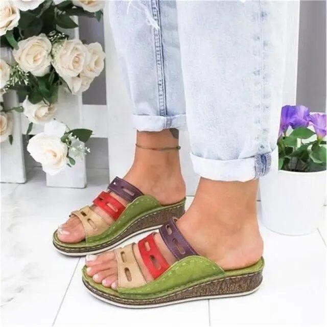 2021 New Fashion Summer Women Slippers fashion Sandals women Shoes Platform Wedges Sandals - ALLURELATION - 502, best choice sandals, Best Quality Sandals, comfortable sandals, cute sandals, Sandals, sandals for women, slippers, summer sandals, trending sandals, women sandals - Stevvex.com