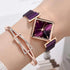 2021 Stylish Luxury Magnet Buckle Watch Ladies Quartz Wrist Watch With Bracelet Gift - Watches for Women and Girls - ALLURELATION - Best choice for the gift, best quality watches, Best Selling Watches, casual and fashionable watches, casual and occasional watches, cute ladies watches, fancy gift, Fashion watch, gift for birthday, gift for the anniversary, Magnet buckle watch, Stylish watches, Watch and bracelet set - Stevvex.com