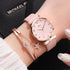 2021 Women Fashion Quartz Watch With Bracelet - Ladies Quartz Wrist Watch With Bracelet In Set For Women and Girls - ALLURELATION - Best choice for the gift, best quality watches, Best selling watches, casual and fashionable watches, casual and occasional watches, cute ladies watches, fancy gift, gift for birthday, gift for the anniversary, modern watch set, Stylish watches, Watch with bracelet - Stevvex.com