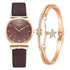 2021 Women Fashion Quartz Watch With Bracelet - Ladies Quartz Wrist Watch With Bracelet In Set For Women and Girls - ALLURELATION - Best choice for the gift, best quality watches, Best selling watches, casual and fashionable watches, casual and occasional watches, cute ladies watches, fancy gift, gift for birthday, gift for the anniversary, modern watch set, Stylish watches, Watch with bracelet - Stevvex.com