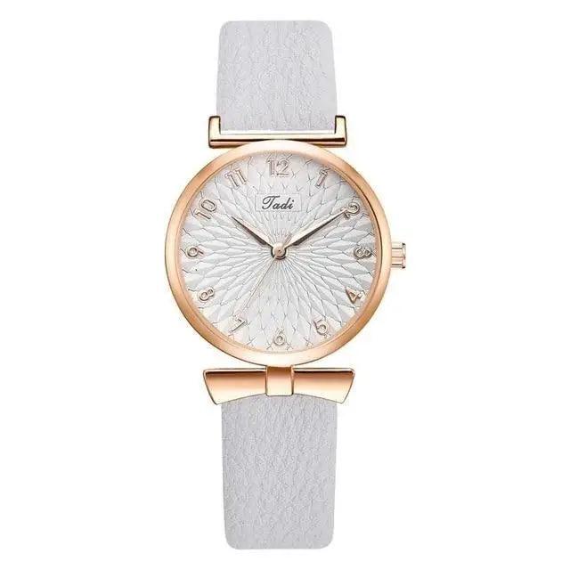 2021 Women Fashion Quartz Watch With Bracelet - Ladies Quartz Wrist Watch With Bracelet In Set For Women and Girls - ALLURELATION - Best choice for the gift, best quality watches, Best selling watches, casual and fashionable watches, casual and occasional watches, cute ladies watches, fancy gift, gift for birthday, gift for the anniversary, modern watch set, Stylish watches, Watch with bracelet - Stevvex.com