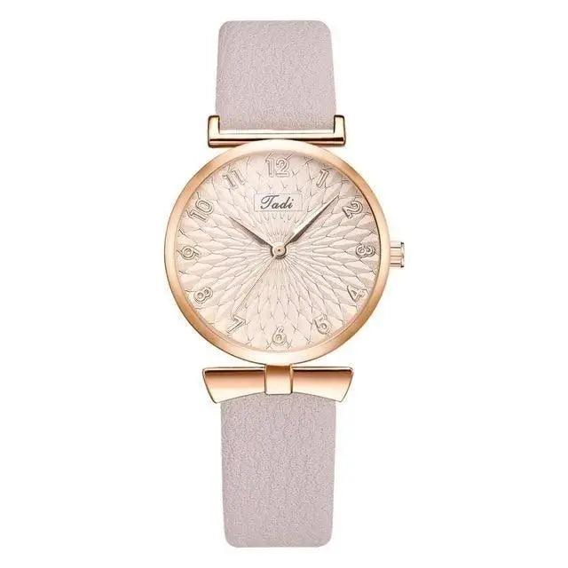2021 Women Fashion Quartz Watch With Bracelet - Ladies Quartz Wrist Watch With Bracelet In Set For Women and Girls - ALLURELATION - Best choice for the gift, best quality watches, Best selling watches, casual and fashionable watches, casual and occasional watches, cute ladies watches, fancy gift, gift for birthday, gift for the anniversary, modern watch set, Stylish watches, Watch with bracelet - Stevvex.com