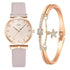 2021 Women Fashion Quartz Watch With Bracelet - Ladies Quartz Wrist Watch With Bracelet In Set For Women and Girls - ALLURELATION - Best choice for the gift, best quality watches, Best selling watches, casual and fashionable watches, casual and occasional watches, cute ladies watches, fancy gift, gift for birthday, gift for the anniversary, modern watch set, Stylish watches, Watch with bracelet - Stevvex.com