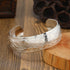 Big Elegant Luxury Amazing Classic Fashion Flower Metal Tibetan Indian Silver Vintage Retro Fashion Cuff Bracelet Bangle For Woman With Details of Animals