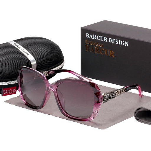 New Luxury Elegant Woman Popular Diamond Polarized Sunglasses Design For Ladies
