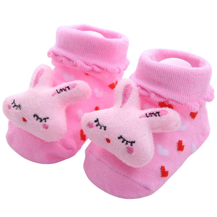 Colorful Newborn Cotton Cartoon Cute Anti Slip Sock Toddler Baby Comfortable Socks Shoes Elastic Soft Socks