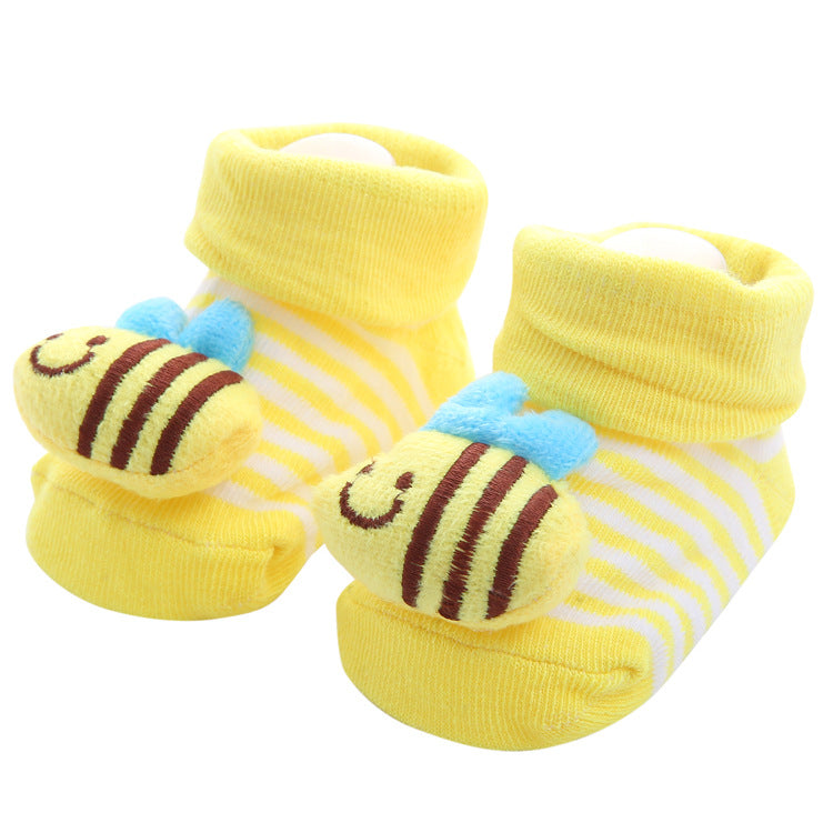 Colorful Newborn Cotton Cartoon Cute Anti Slip Sock Toddler Baby Comfortable Socks Shoes Elastic Soft Socks