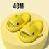 New Men and Women Summer Slippers Lovely Shark Shape Slides Outdoor Women Shoes Flip Flops Lightweight Open Toe Beach Pool Slides Sandals Shark Shower Slipper