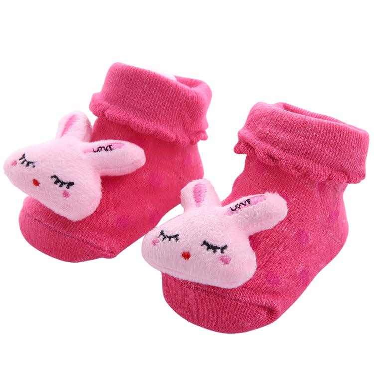Colorful Newborn Cotton Cartoon Cute Anti Slip Sock Toddler Baby Comfortable Socks Shoes Elastic Soft Socks
