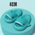 New Men and Women Summer Slippers Lovely Shark Shape Slides Outdoor Women Shoes Flip Flops Lightweight Open Toe Beach Pool Slides Sandals Shark Shower Slipper