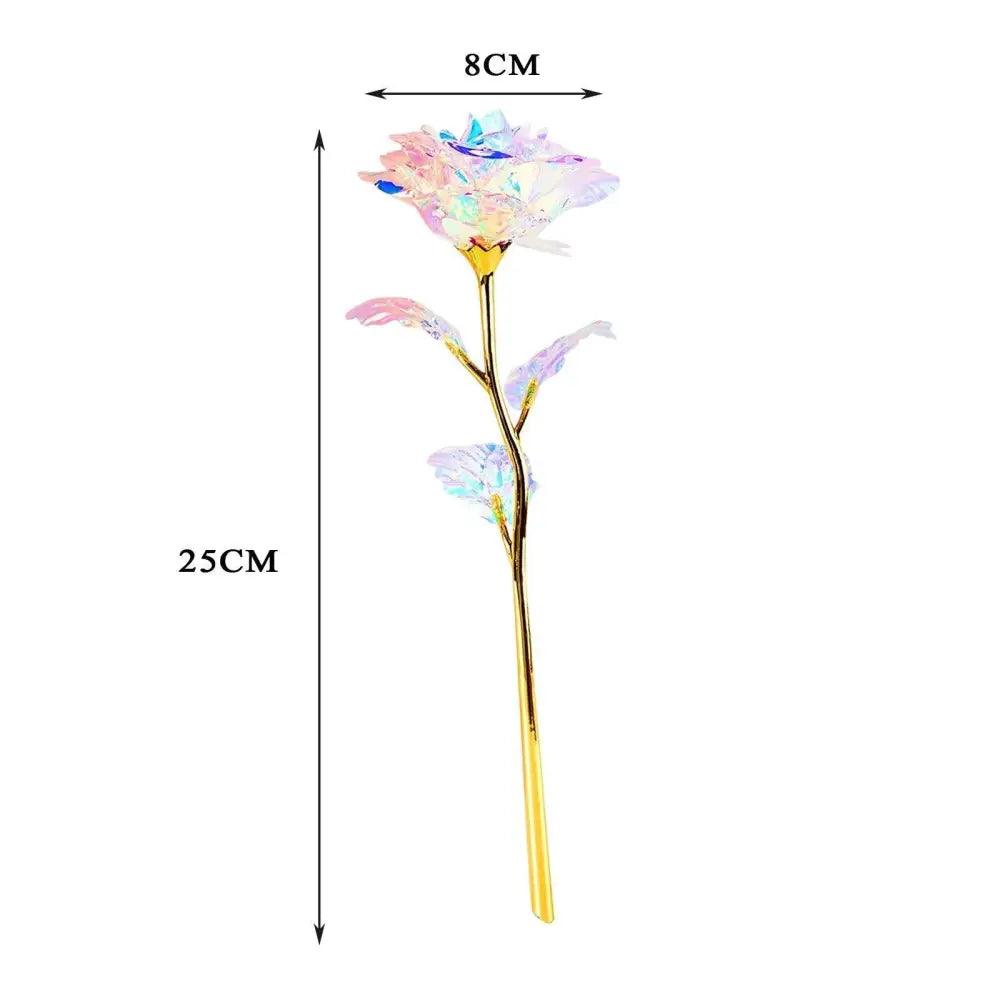 24k Infinity Rose Eternal with Gold foil LED Enchanted For Christmas Valentine's Day Gift - ALLURELATION - 24k Gold roses, baby gift for birthday, baby gift for girls, Gift, Gift for her, gifts for mother, home decoration roses, infinity roses, Roses, Valentine's Day Gift - Stevvex.com