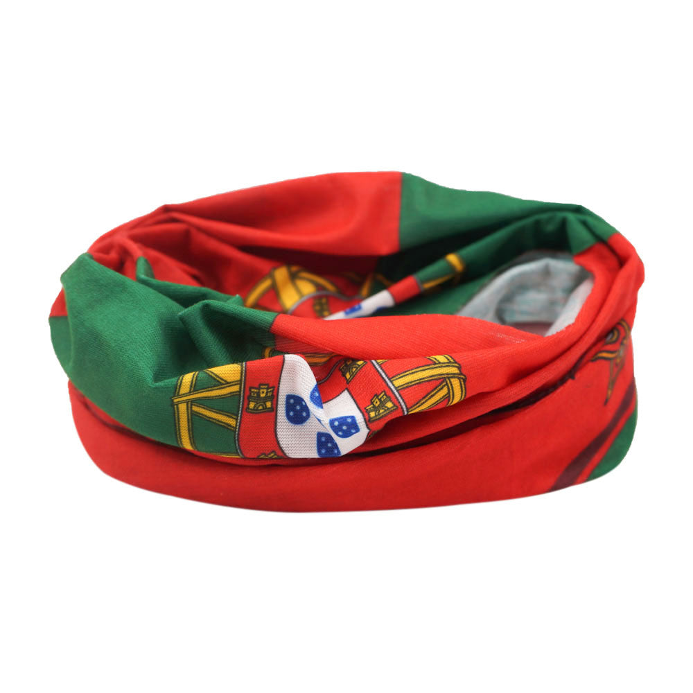 National Flag Headscarf Unisex Comfortable Silk Scarf Unisex Magic Scarf Outdoor Sports Bicycle Headband Bike Cycling Neck Tube Warmer Riding Bandanas Face Mask