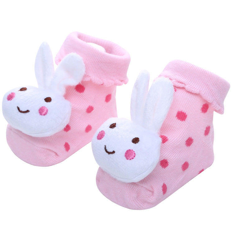 Colorful Newborn Cotton Cartoon Cute Anti Slip Sock Toddler Baby Comfortable Socks Shoes Elastic Soft Socks