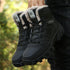 Winter Unisex Waterproof Warm Boots Fur Snow Soft Comfortable Boots Outdoor Winter Work Casual Mens Ankle Boots Winter Snow Boots Warm Fur Non Slip Ankle Hiking Climping Booties