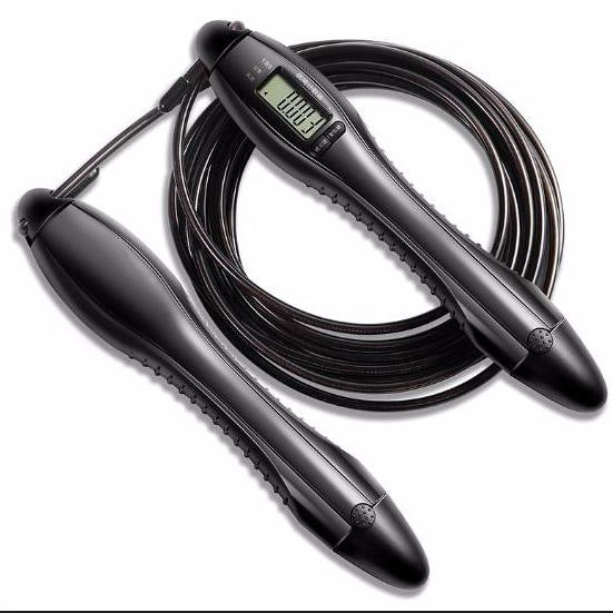 Built-in Rolling Pin Counter Jump Rope Skipping Rope Speed Rope For Boxing Jumping Training Lose Weight Fitness Digital Weight Calories Time Setting Skipping Rope With Counter For Indoor And Outdoor Exercise