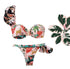 New Modern Two-Pieces Women  Push-Up Padded Bra Ruffles Bandage Bikini Set Swimsuit  Women's Bathing Suits Ruffles Flounce Bikini Sets Low Rise Two Piece Swimsuit Swimwear Bathing Suit Beachwear