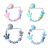Modern Handmade Pacifier Personalize Silicone Beads Binky Clip Pacifier Chain Chew Baby Teether Toys For Baby