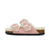 New Cotton Wool Shoes Double Buckle Belt Wool Shoes Indoor Outdoor Wear Warm Slippers Comfy Soft Women Slippers Fur Lined Orthopedic Indoor House Shoes With Adjustable Buckle