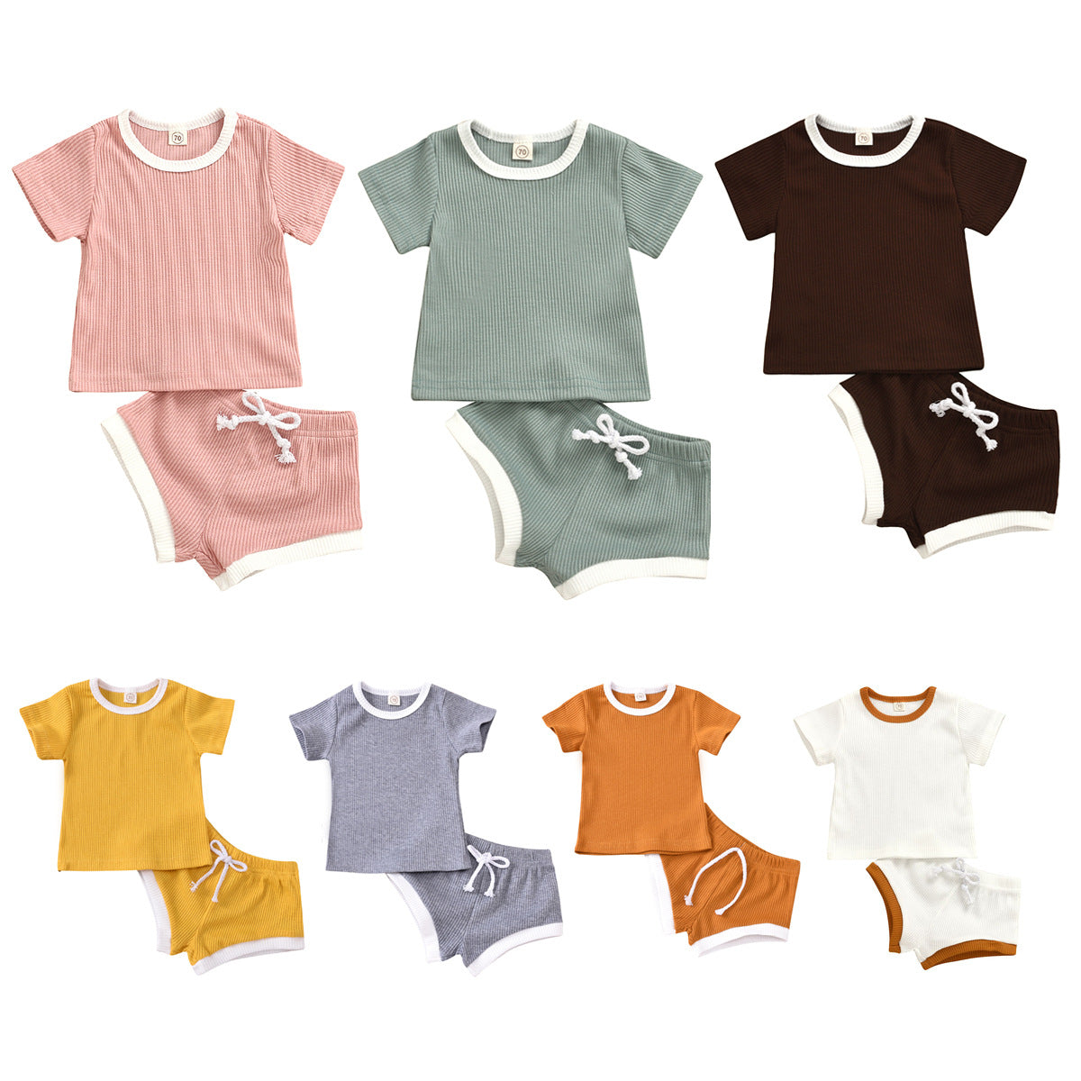 Two-piece Set For Infants And Toddlers Baby Modern Newborn Infant Kids Baby Girl Romper Jumpsuit Outfit Playsuit Clothes Set For Kid