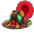 Beautiful Two Tone Luxury Fedora Hat Men's and Women's Hat Unique Retro Design Men's Fedoras Hat Colorful Fedoras Jazz Cap Elegant Soft Hat Wide Brim Party Hats 56-58CM