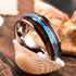 Luxury Handmade 925 Sterling Silver Wood Men Rings Stainless Steel Wood Grain Fashion For  Women Rings In Modern  Jewelry Design