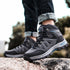 Fashion Outdoor Men's Sports Hiking Boots Wear-Resistant Hiking Men's Fashion Non-slip Waterproof Walking Boots Lightweight Comfortable Sport Ankle Shoes Outdoor Winter Mens Shoes