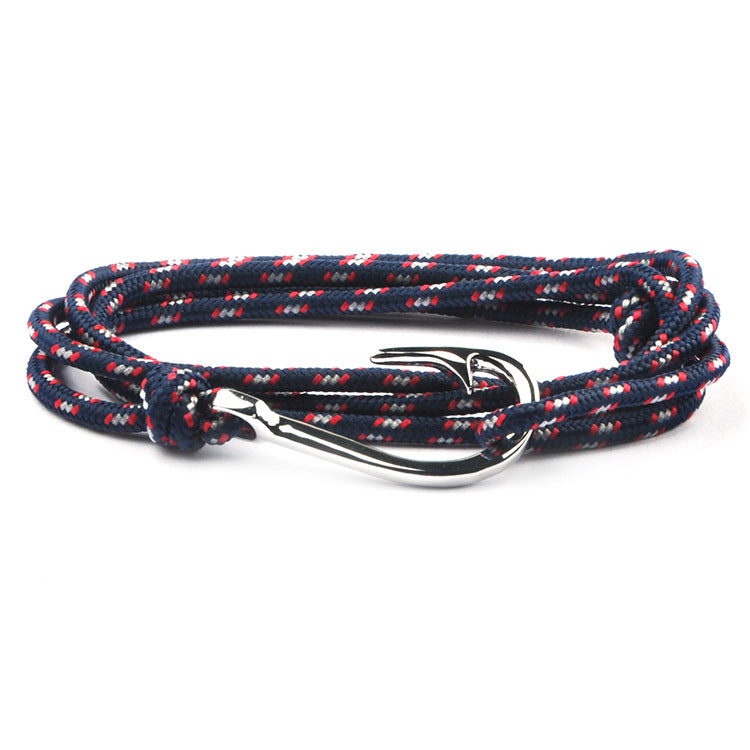 Fashion Hot Multilayer Rope Bracelet hope Anchor Sailor Anchor Bracelets  For Men and  Women Best Gift Hook Bracelet