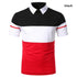 Men Polo Shirt Summer New Fashion Classic Casual Tops Short Sleeves Cotton High Quality Modern Collar Men Slim Polo Mens Shirts Polo Shirts for Men's Golf Shirts for Men Short Sleeve Patchwork Shirt Summer Sport Tops Gym Shirts (