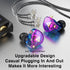 V5.0 HD Stereo Sound Sports Wireless Over-Ear Headphones with Mic, Passive Noise Cancelling Headsets, 9 Hours Battery for Gym Running QKZ AK6 MAX In-Ear Earphone Bass Stereo Earbuds Wired Headphones Noise Cancelling Waterproof Headsets with Microphone