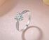 New 925 Sterling Silver Luxury Zircon Diamond Ring Elegant Wedding Fine Epic Jewelry Design