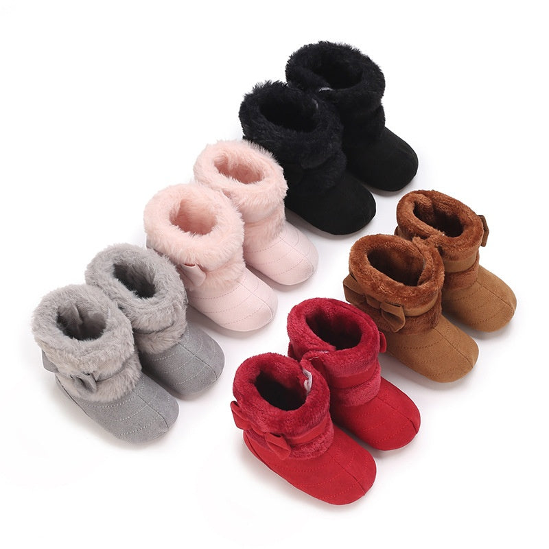 Baby Boots Winter First Walkers Tassel Baby Girls Shoes Snow Super Warm Pre walkers Soft Sole Boots for Girls Babies