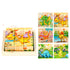 Nine Blocks Six-sided 3D Wooden Cube Puzzle Toys Wood Hexahedron 3D Building Block Puzzle For Children Aged 3 4 5 6  For Children Kids Educational Toys Funny Games