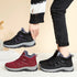 Mens Boots Winter Plush Warm Snow Boots Unisex Mens Womens Winter Work Casual Shoes High Top Rubber Ankle Boots Warm Snow Boot Winter Hiking Boots Lining Outdoor Anti Slip Snow Shoes